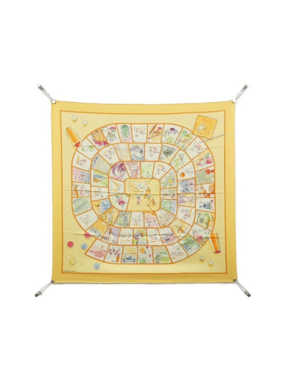 Hermes le Jeu Des Pettis Bonheurs Carre Scarf